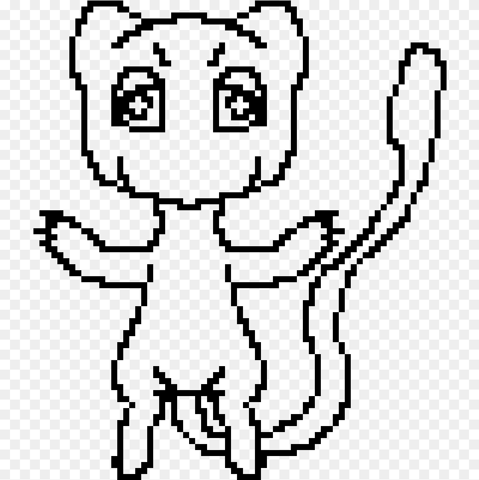 Mew Coloring Kitty Tubeyt Mew Kitty Cartoon, Gray Free Png