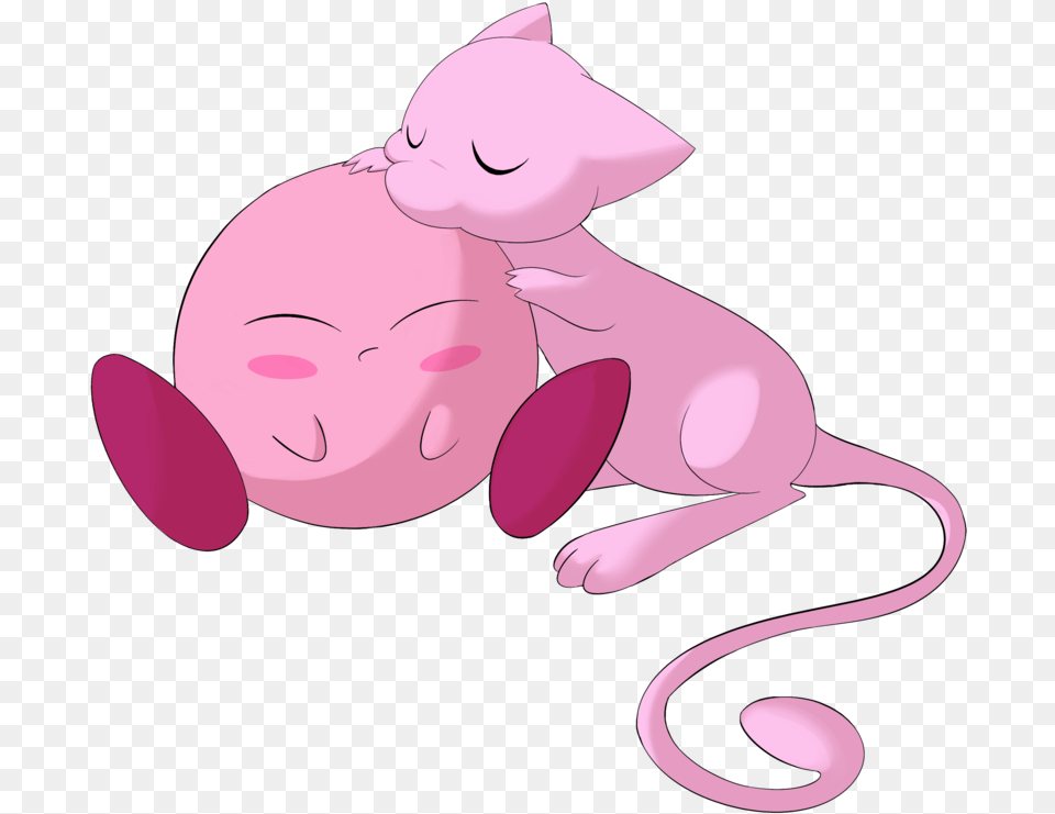Mew Images Love Hd Wallpaper And Mew And Kirby, Baby, Person, Face, Head Free Png