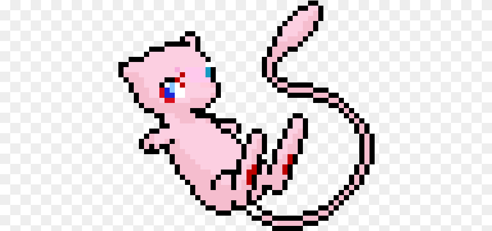 Mew Pixel Art Maker Pokemon Pixel Art Grid, Electronics, Hardware Png Image