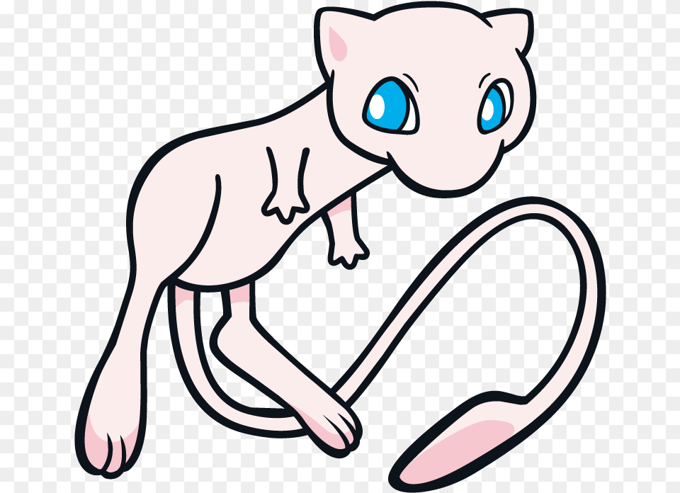 Mew Pokemon Character Vector Art Normal And Shiny Mew, Animal, Cat, Mammal, Pet Png