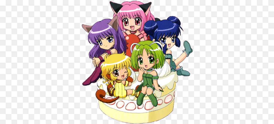 Mew Transparent Mint Aesthetic Anime Mew Transparent Tokyo Mew Mew, Book, Comics, Publication, Baby Png