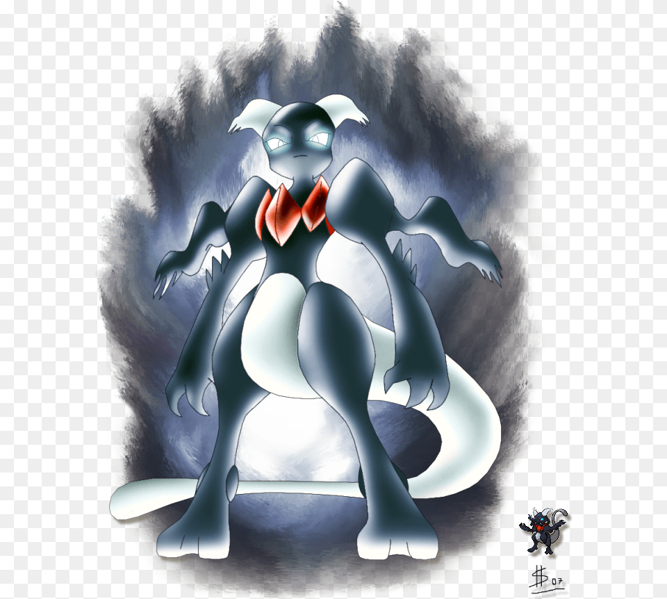 Mewrai Darkrai And Mewtwo Fusion, Book, Comics, Publication, Adult Free Png Download