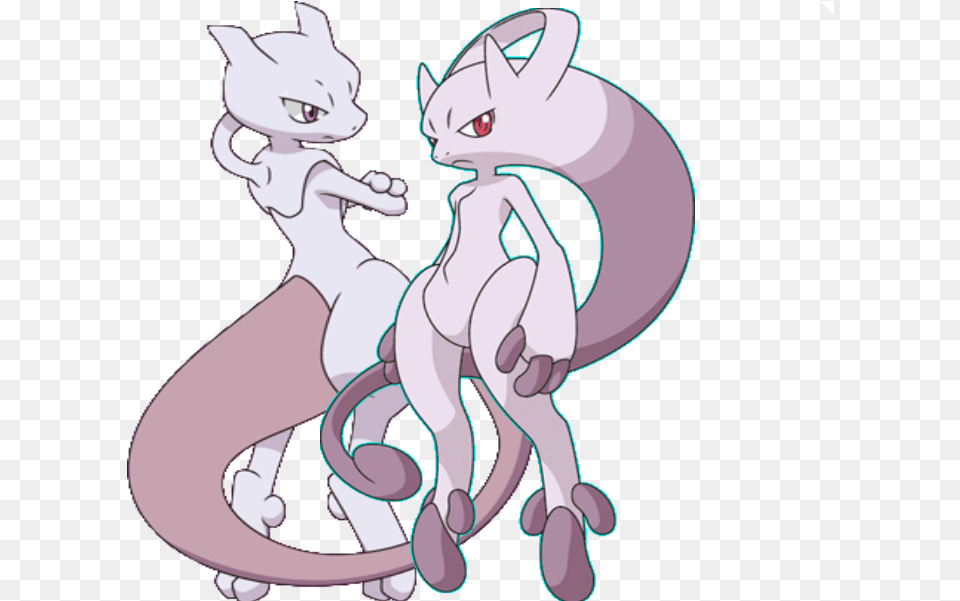 Mewtwo, Cartoon, Baby, Person, Animal Free Png Download