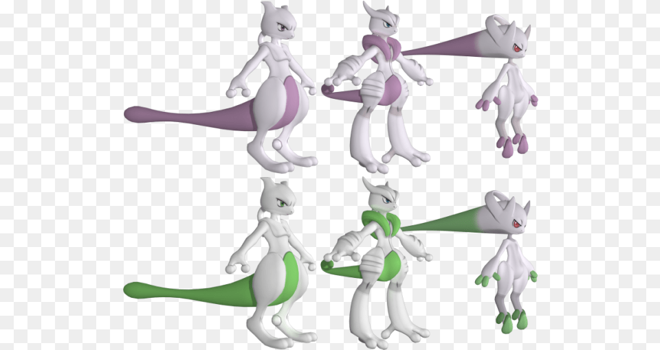 Mewtwo 3d Model 3d Models Sheets, Baby, Person, Head Free Transparent Png