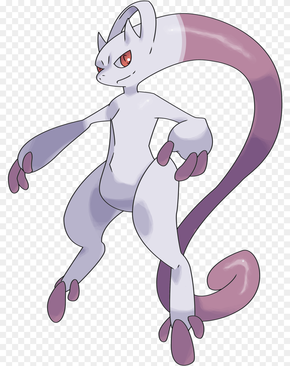 Mewtwo Awakened By Cherubimonx D67zjxd Cartoon, Book, Comics, Publication, Baby Free Png Download