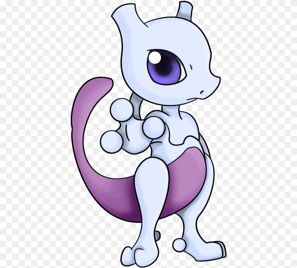 Mewtwo Chibi, Baby, Person, Cartoon, Pottery Free Transparent Png