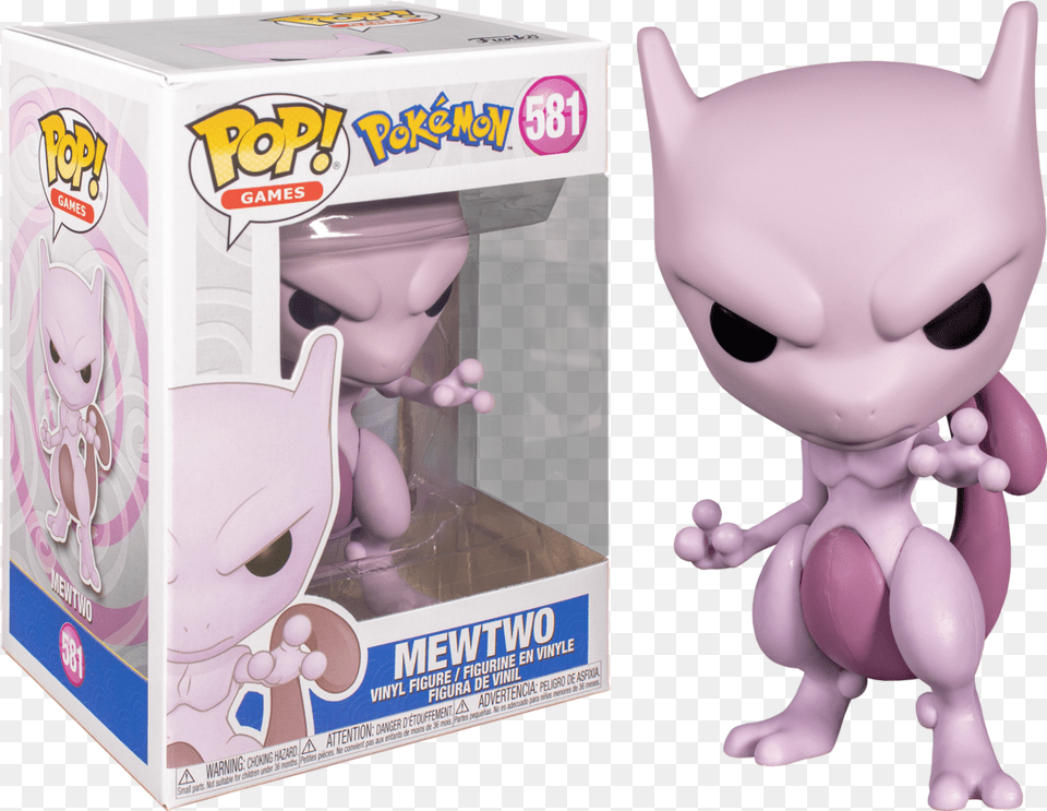 Mewtwo Funko Pop Games Pokmon U2014 Dragon Imports And Funko Pop Mewtwo, Toy, Baby, Person, Alien Free Png Download