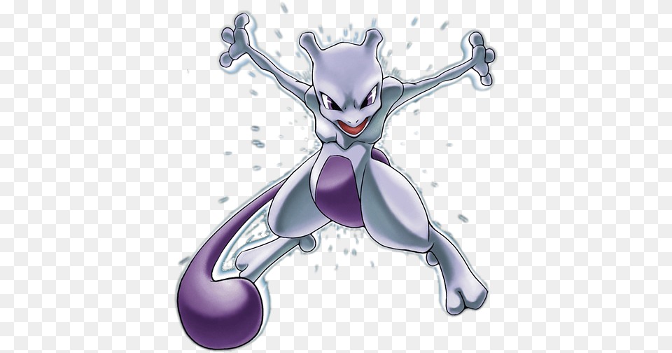 Mewtwo Mewtwo, Book, Comics, Publication, Purple Free Png Download