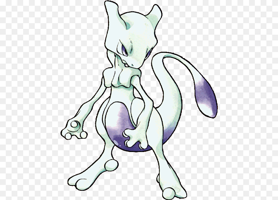 Mewtwo Mewtwo Ken Sugimori Art, Baby, Person, Accessories, Animal Free Transparent Png