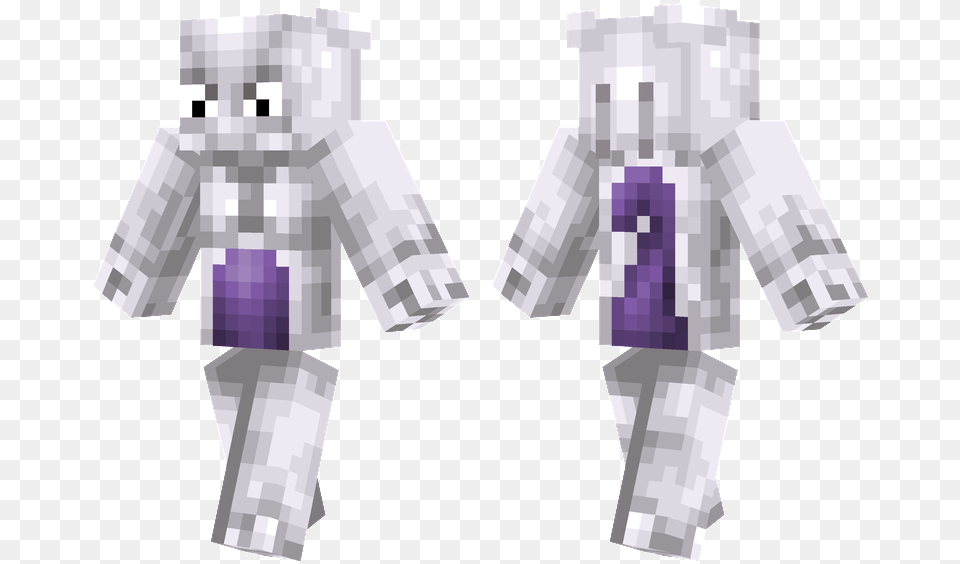 Mewtwo Minecraft Skins Skin Pokemon Para Minecraft, Person Free Png Download