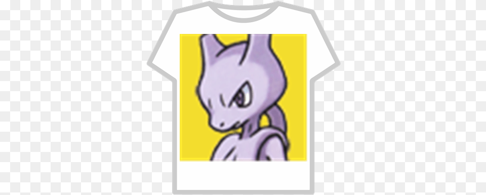 Mewtwo Roblox Duck Shirt, Clothing, T-shirt Free Transparent Png