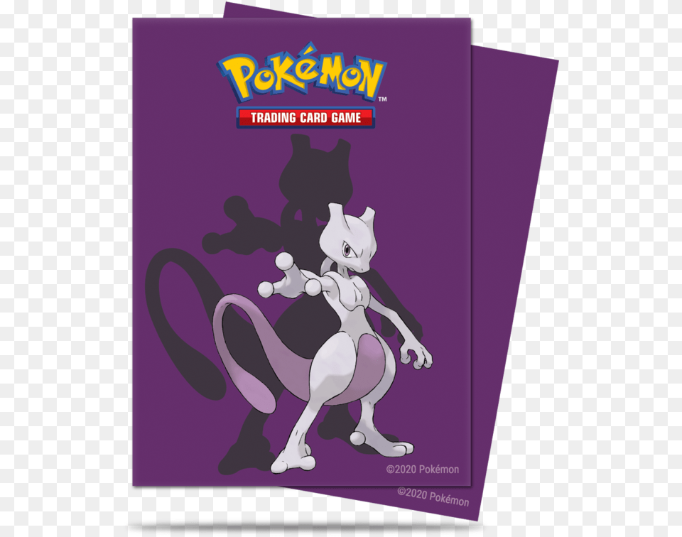 Mewtwo Sleeves For Pokmon 65ct Hamamatsuch Station, Purple, Book, Publication, Advertisement Png Image
