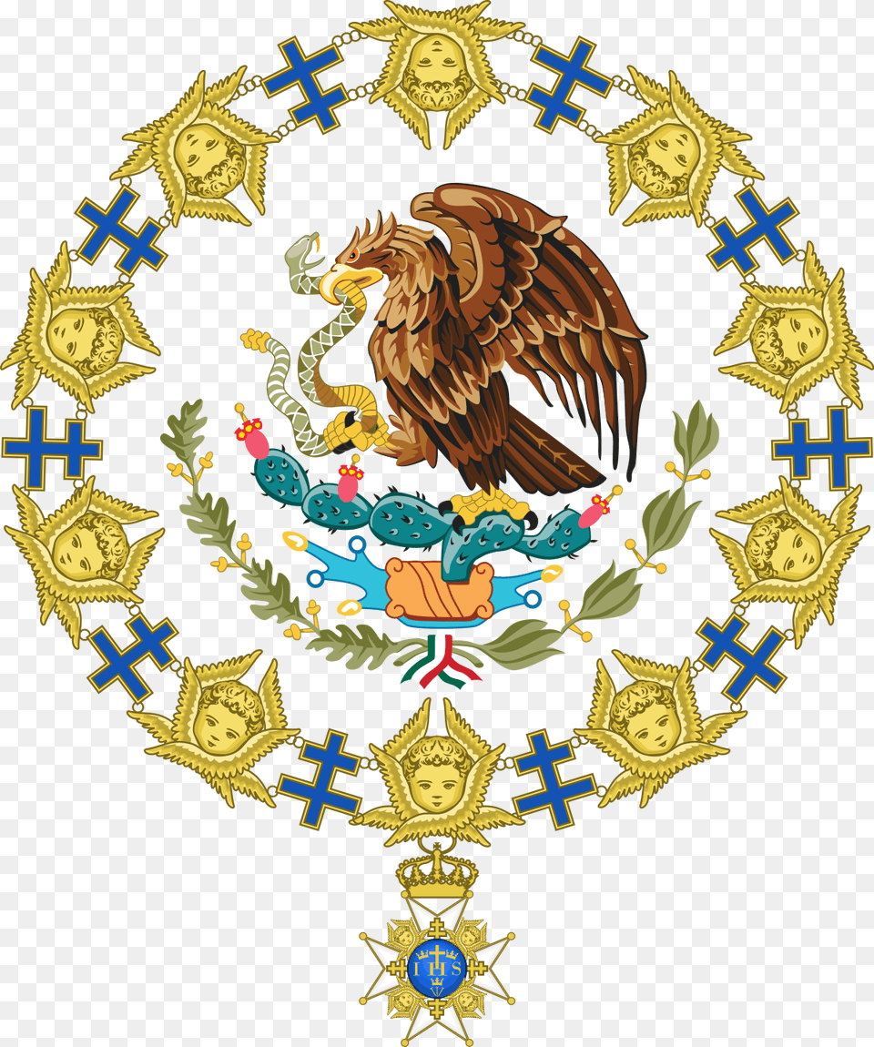 Mexican Banner, Pattern, Emblem, Symbol, Animal Free Png Download