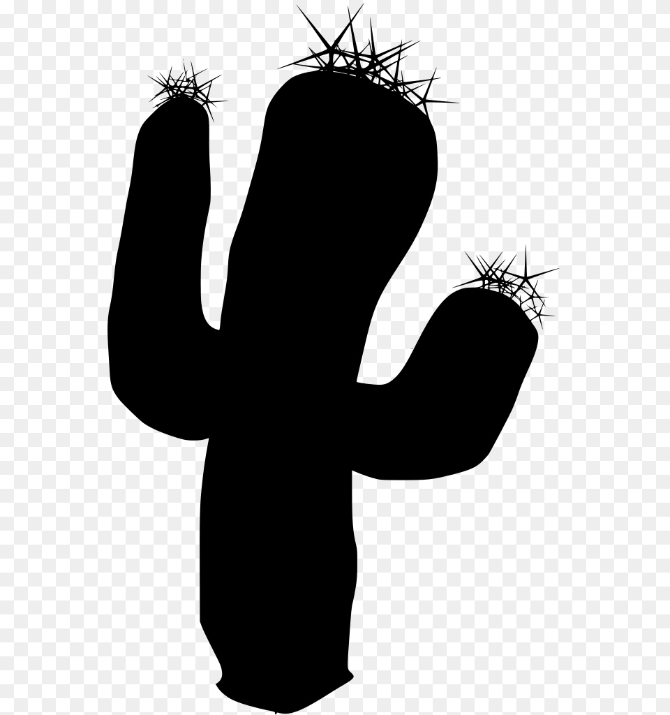 Mexican Cactus, Gray Png Image