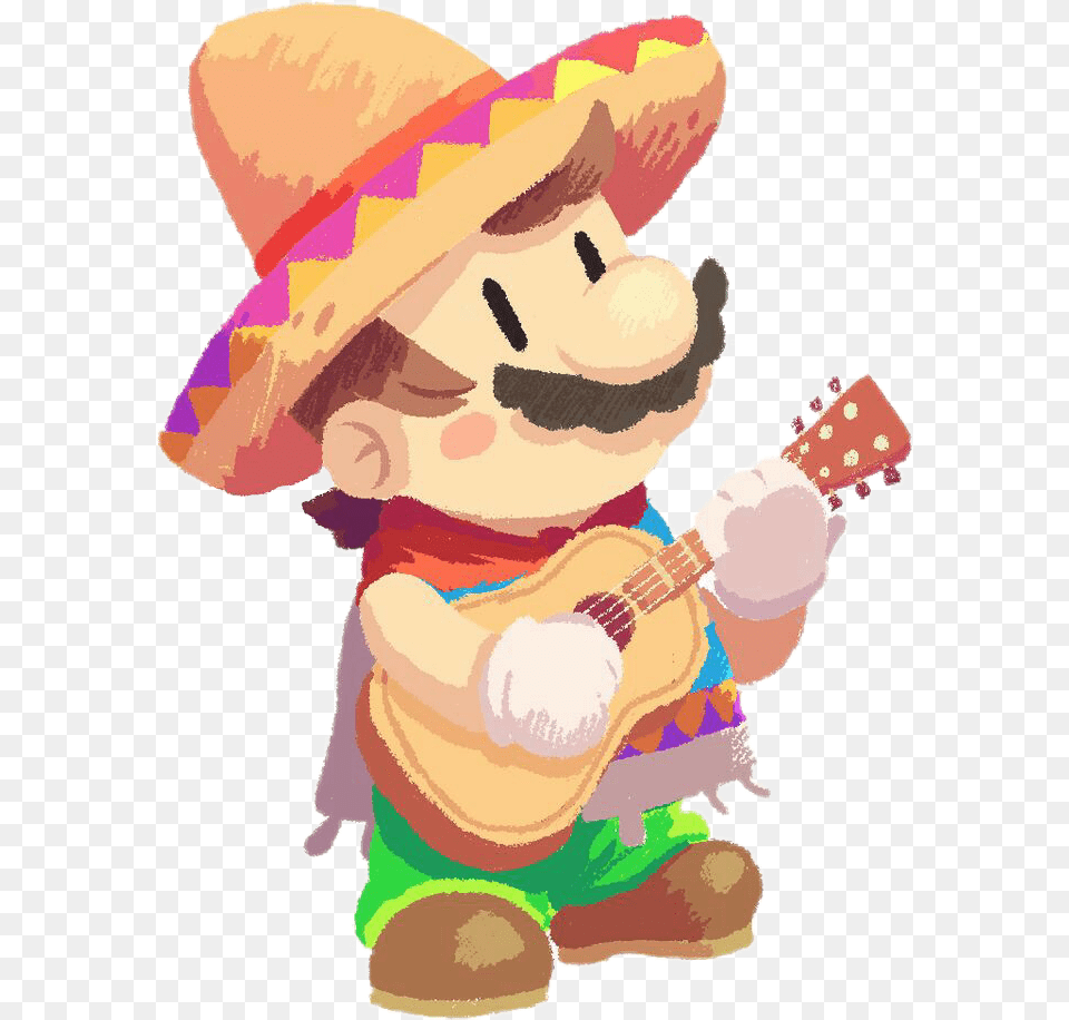 Mexican Clipart Charro Super Mario Fan Art, Clothing, Hat, Baby, Person Png Image