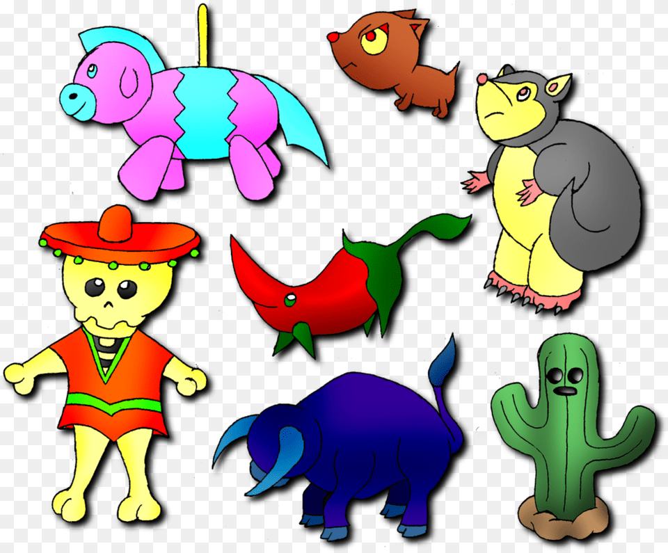 Mexican Clipart Pinata Chihuahua Fakemon, Baby, Person, Face, Head Free Png