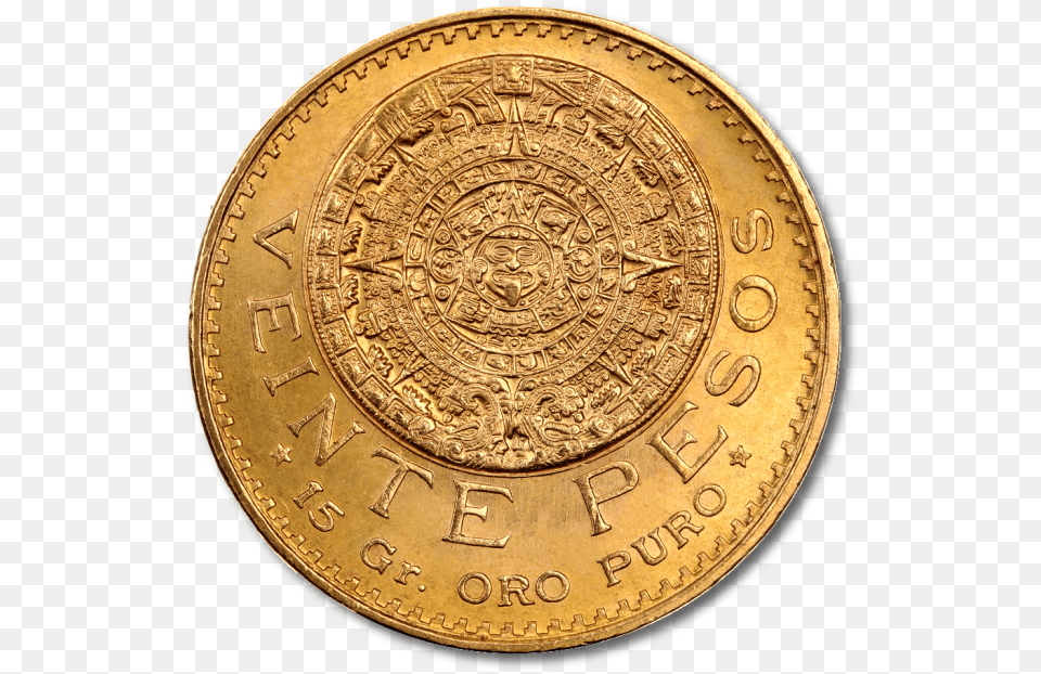 Mexican Eagle, Gold, Coin, Money Free Png