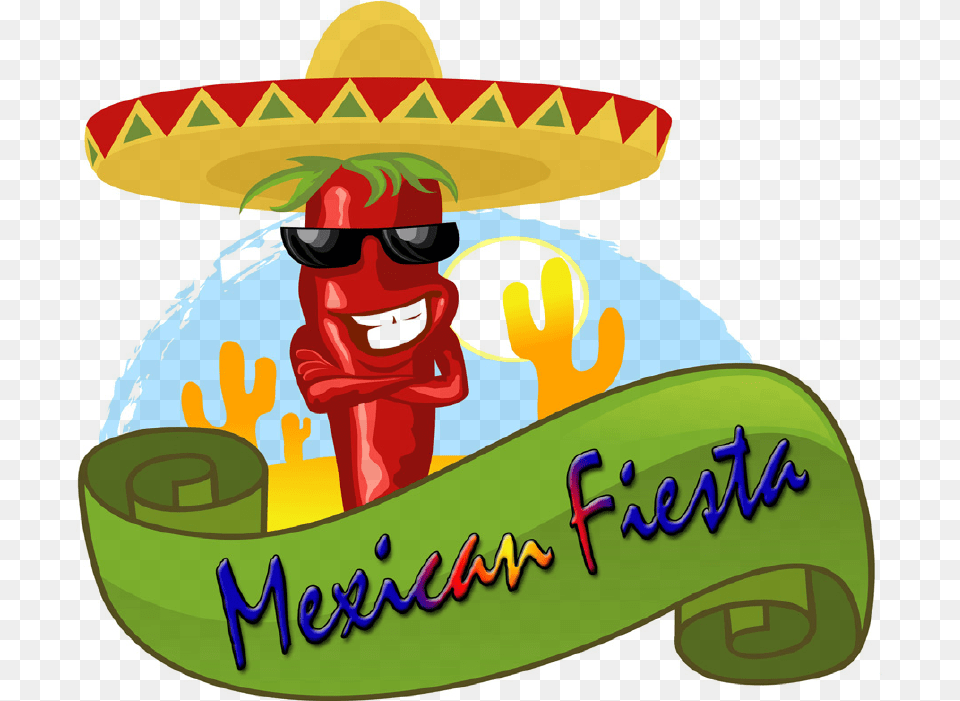 Mexican Fiesta Birmingham Library Chili Cartoon, Clothing, Hat, Sombrero, Baby Free Png Download