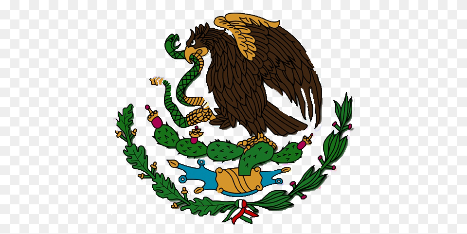 Mexican Flag Black And White Gallery Images, Animal, Bird, Eagle Free Png