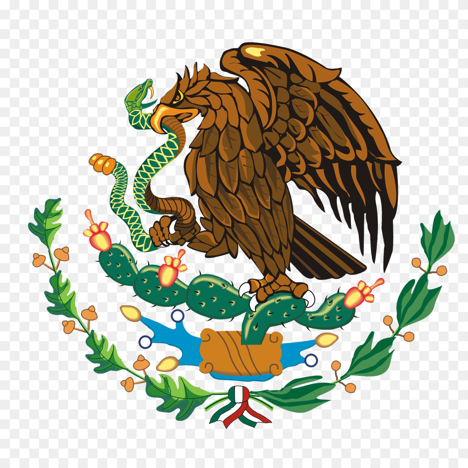Mexican Flag Eagle Simbolos Patrios Mexicanos Gif, Animal, Bird Png
