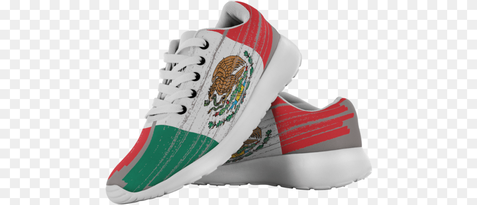 Mexican Flag Shoes Sneakers, Clothing, Footwear, Shoe, Sneaker Free Png