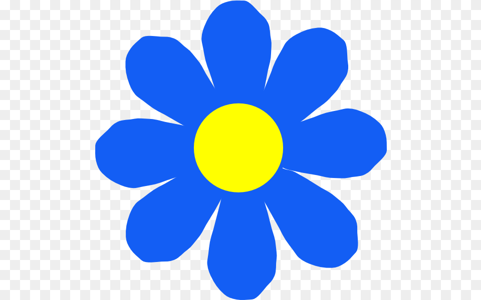 Mexican Flower How To Set Use Blue Flower Svg Vector Dibujo Flores De Colores, Anemone, Daisy, Plant, Petal Free Transparent Png