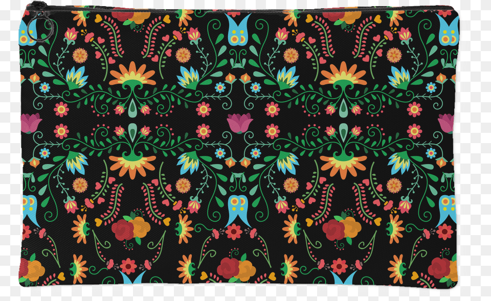 Mexican Flower Pattern Accessory Pouch Flower, Cushion, Home Decor, Quilt, Art Free Transparent Png