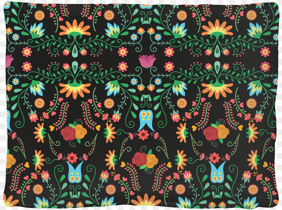 Mexican Flowers Pet Bed Vinilo Flores Mexicanas, Home Decor, Pattern, Quilt, Art Free Png Download