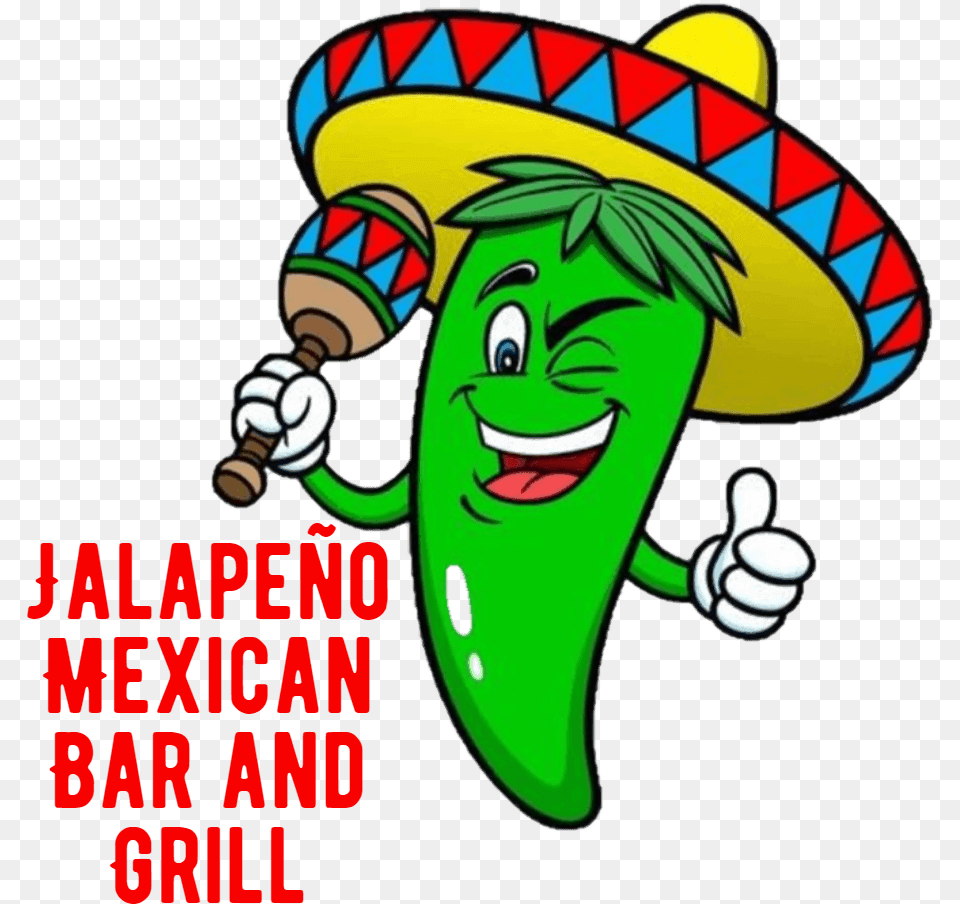 Mexican Food Jalapeno Pepper Cartoon, Clothing, Hat, Sombrero, Person Png