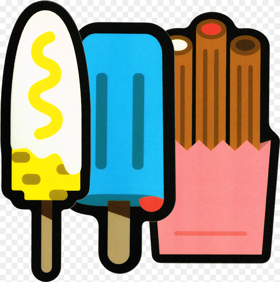 Mexican Food Stickers, Ice Pop Png