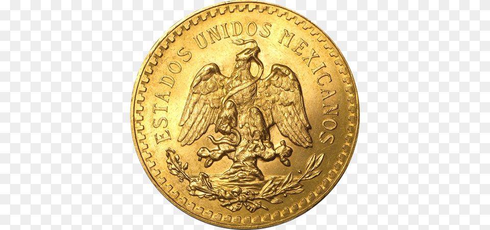 Mexican Gold Eagle Coin, Money, Animal, Bird Png Image