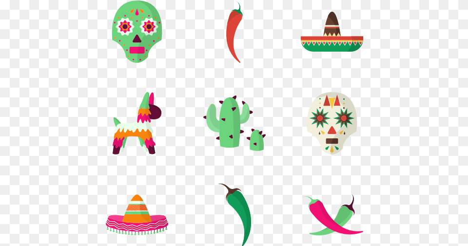 Mexican Icons Vector Graphics, Clothing, Hat Png