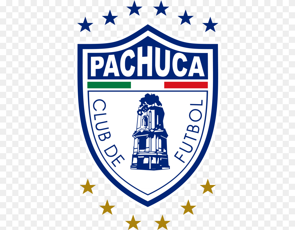 Mexican Liga Mx Football Logos Pachuca Logo, Badge, Symbol, Person, Emblem Png Image