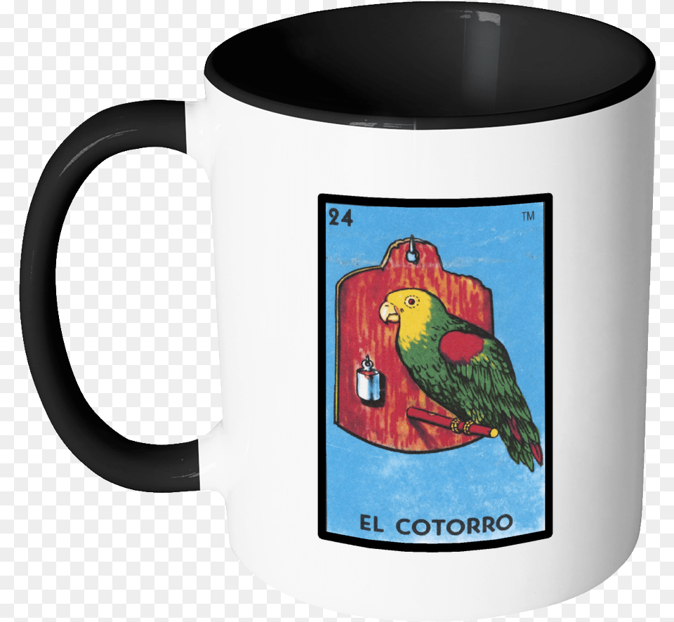 Mexican Loteria El Borracho Drunk Art Clear Pint Glass British Roots Living In Canada, Cup, Animal, Bird, Beverage Free Transparent Png