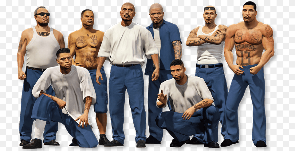 Mexican Mafia, Tattoo, Skin, Person, People Png Image