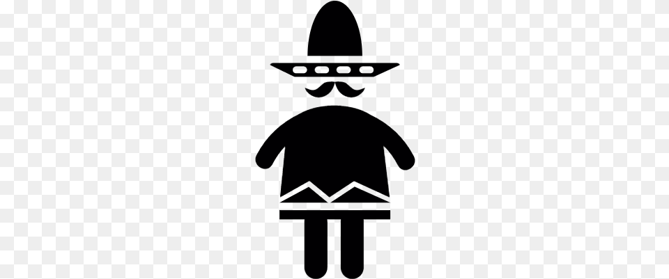 Mexican Man Vector Mexican Man Icon, Silhouette Png