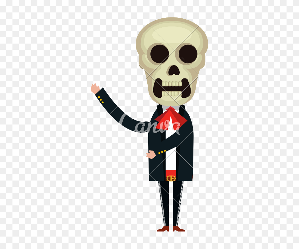 Mexican Mariachi Skull Character Vector Icon Illustration Design, Person, Face, Head Png