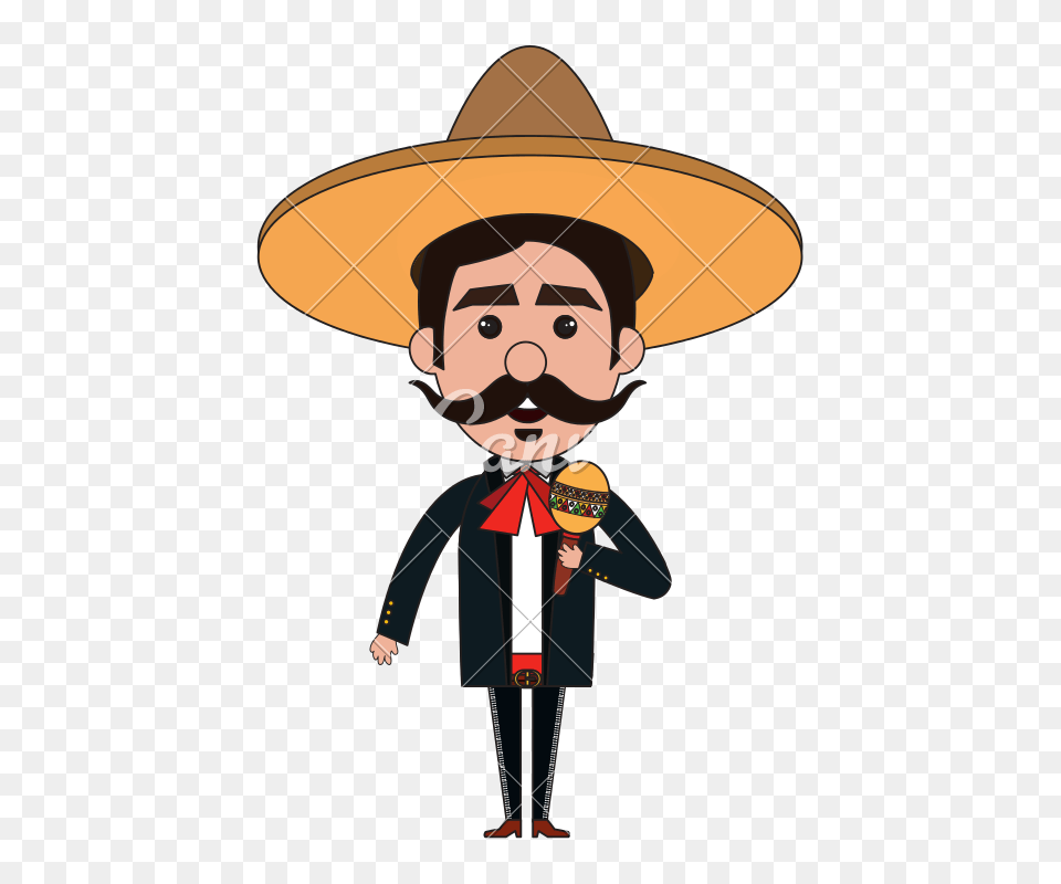Mexican Mariachi With Maracas, Clothing, Hat, Photography, Face Free Transparent Png