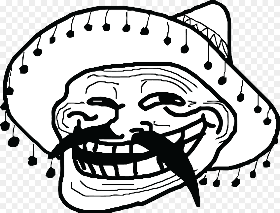 Mexican Meme Troll Face, Clothing, Hat, Baby, Person Png Image
