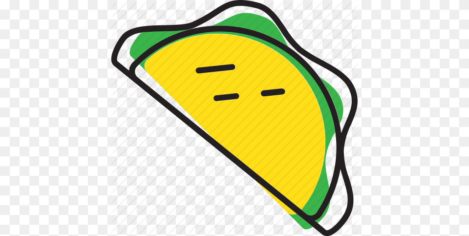 Mexican Mex Quesadilla Taco Icon, Food, Fruit, Plant, Produce Free Png Download