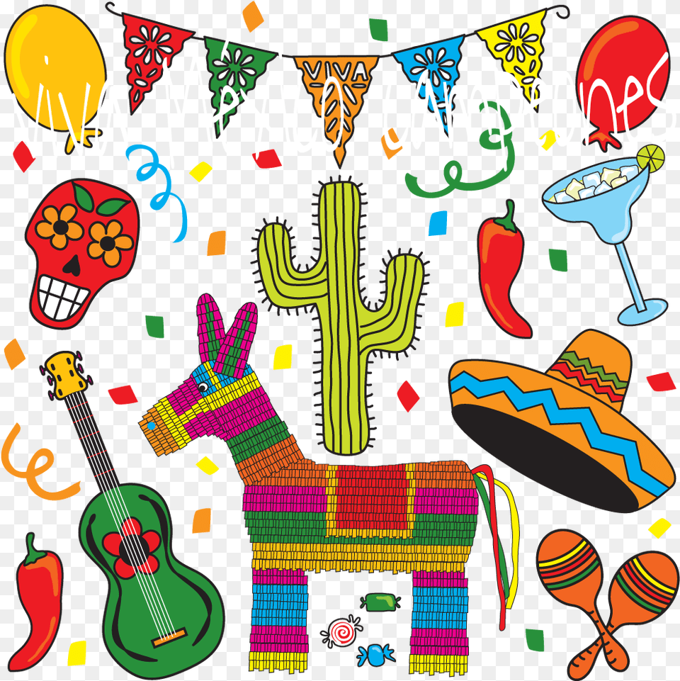 Mexican Mexican Clipart, Guitar, Musical Instrument, Art Png Image