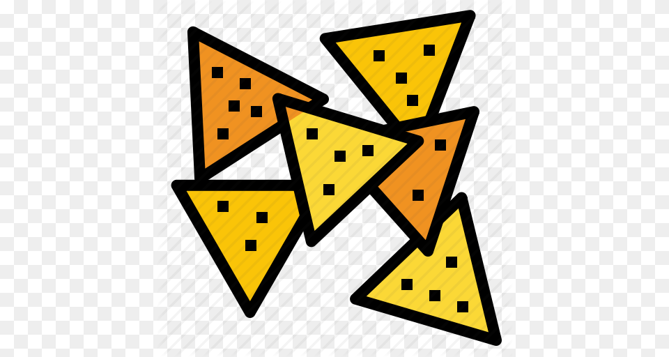 Mexican Nacho Icon, Triangle, Symbol, Star Symbol Free Transparent Png