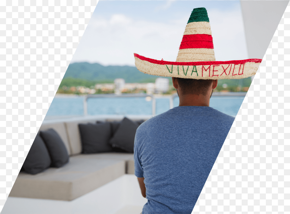 Mexican Night On Board Of Pacfico Catamaran Vacation, Clothing, Hat, Adult, Male Free Transparent Png