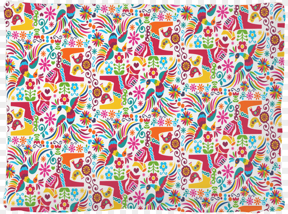 Mexican Otomi Pet Bed Motif, Pattern, Home Decor, Quilt Free Png