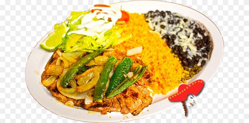 Mexican Plate Thai Food With Plate, Food Presentation, Dish, Meal, Platter Png