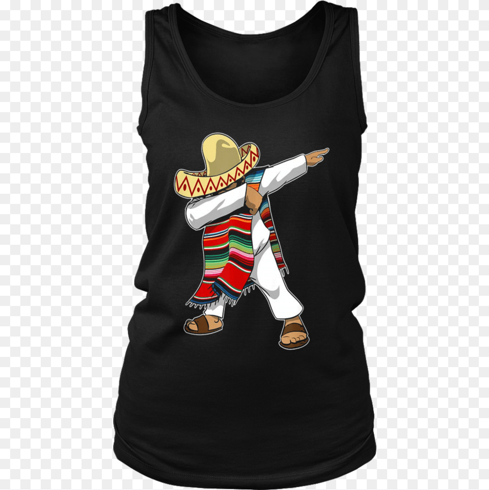 Mexican Poncho Dabbing T Shirt Cinco De Mayo T Shirt, Clothing, Hat, T-shirt, Boy Png Image