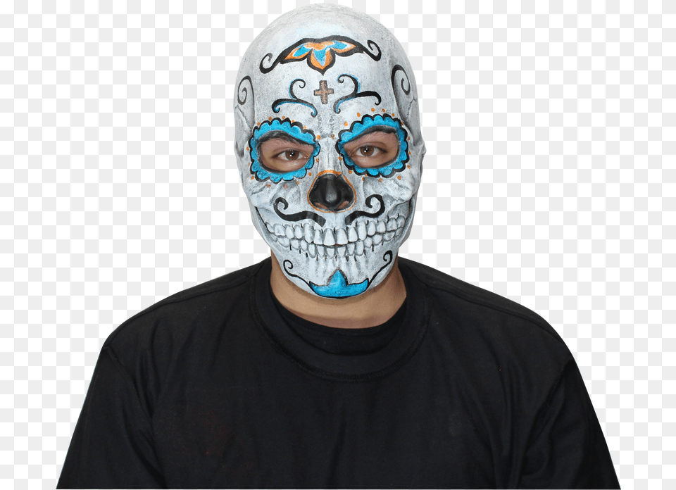Mexican Skull Alyx Baseball Jacket, Adult, Male, Man, Person Free Png