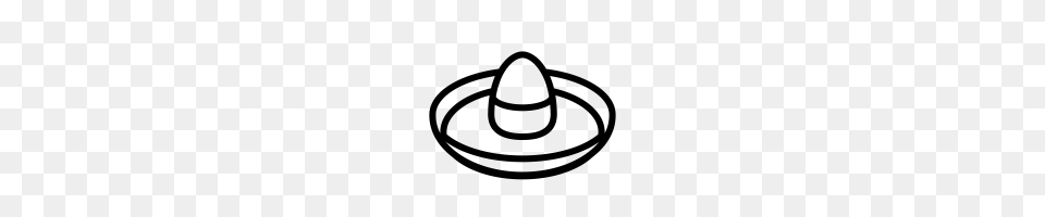 Mexican Sombrero Icons Noun Project, Gray Free Png