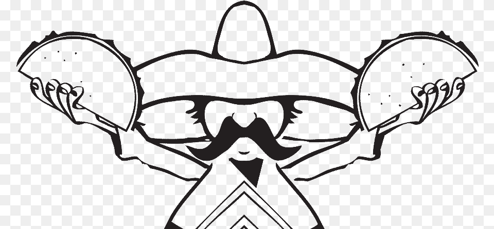 Mexican To The Streets And Turning It Upside Down Mexican Food Truck Drawing, Clothing, Hat, Person Png Image
