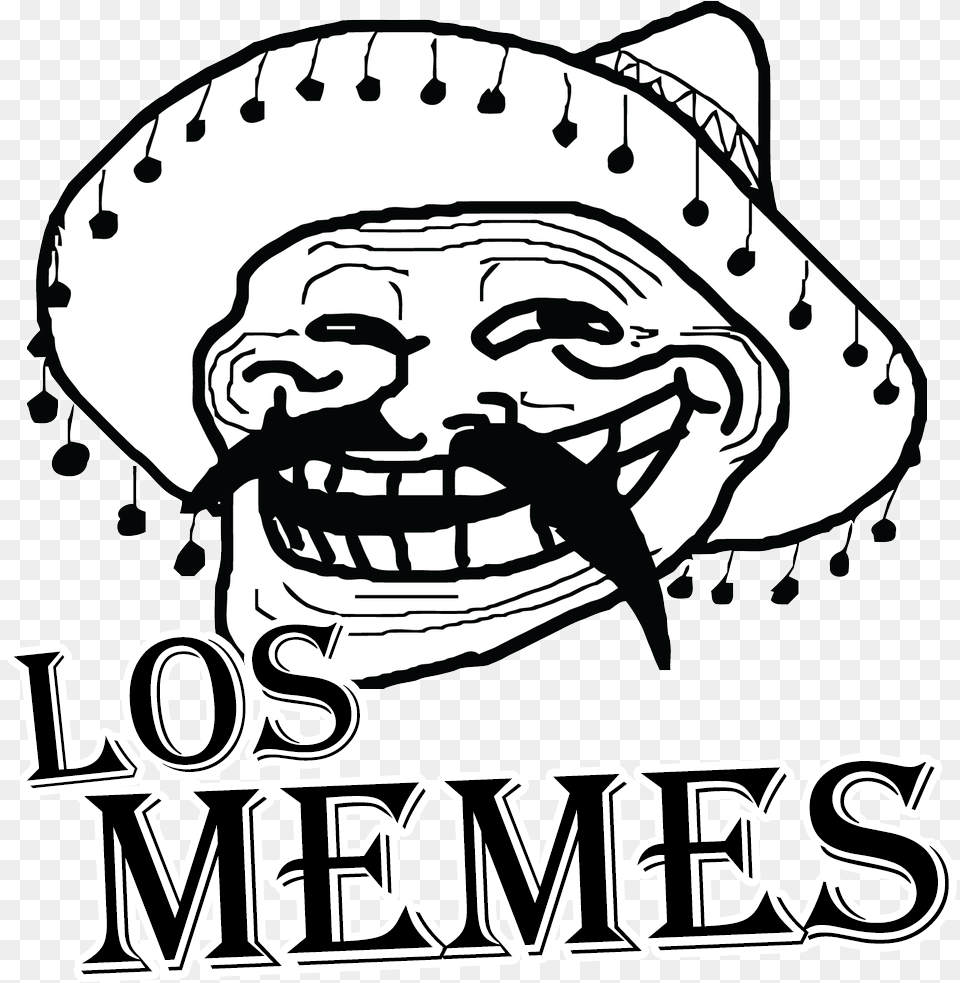 Mexican Troll Face, Clothing, Hat, Head, Person Png